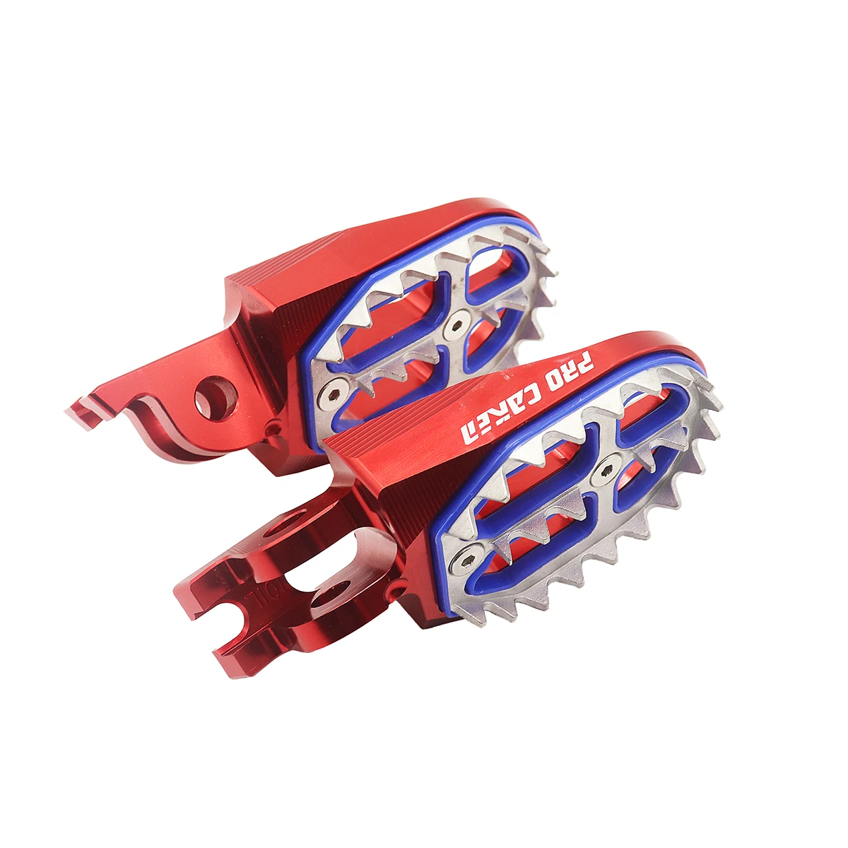 

Red CNC Billet MX Foot Pegs Rests Pedals Footpegs Fit For Honda CRF450R CRF450 CRF250 CRF250x CR125/250 Motorcycle