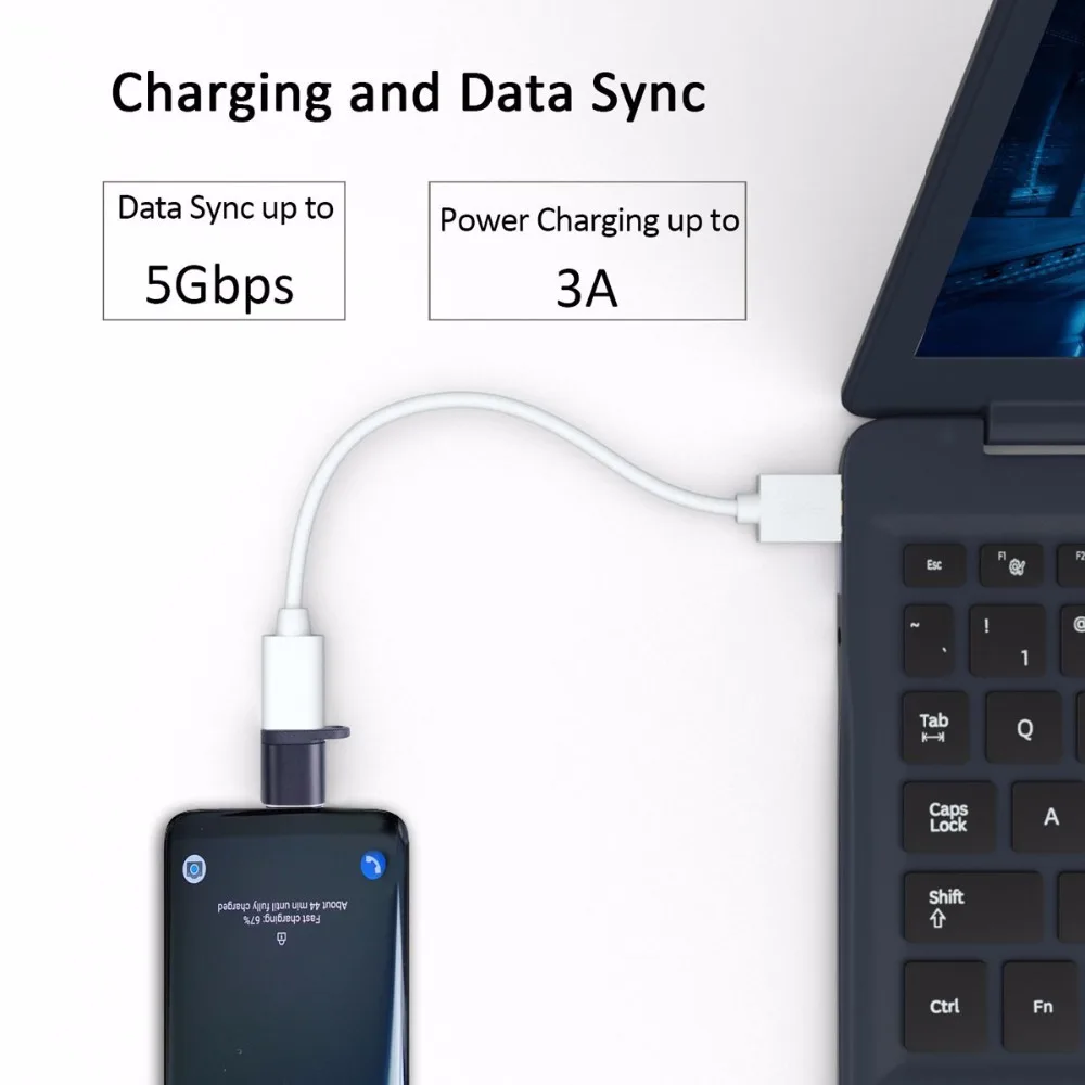 OTG with phone and laptop