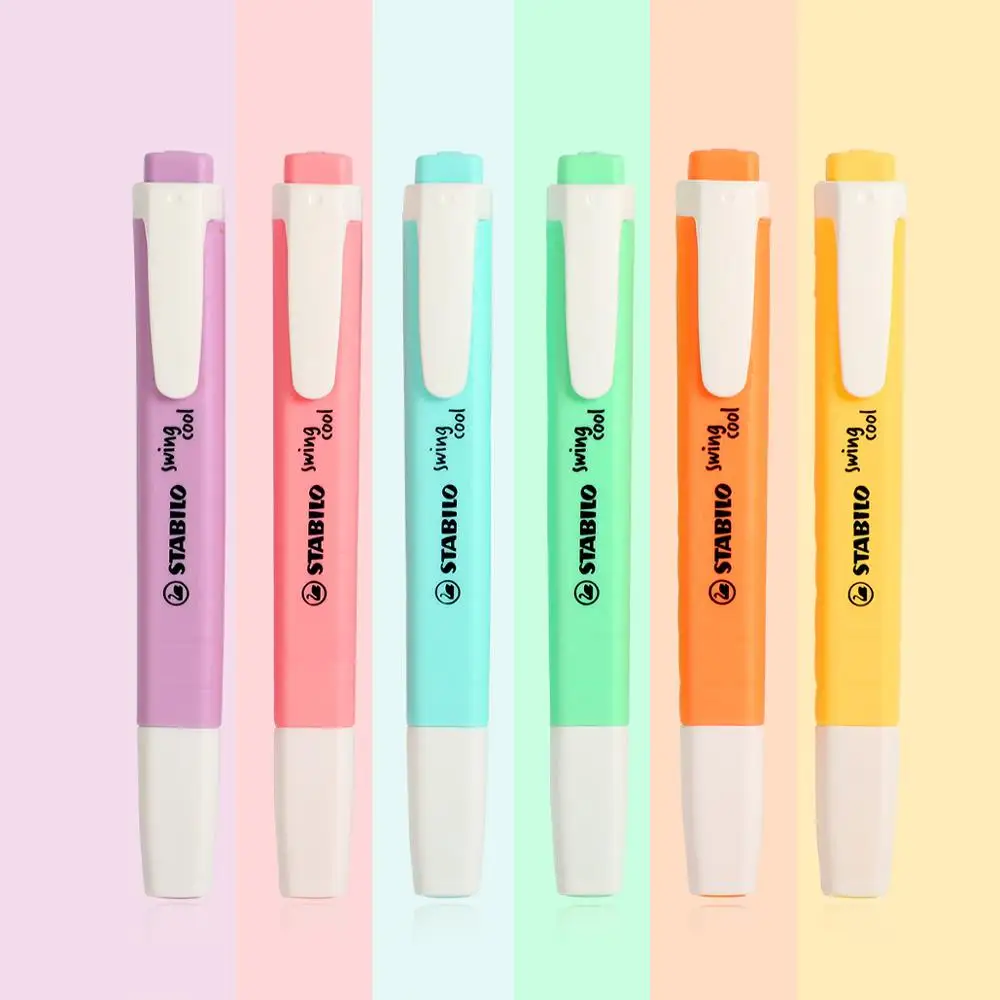 8 Farben Fluoreszierende Textmarker Stift Büromaterial