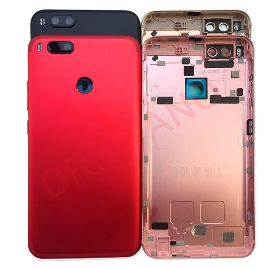 Для Xiaomi Mi A1 Крышка батарейного отсека задняя дверь Чехол для задней части телефона+ Кнопка громкости питания+ Sim лоток для Xiaomi Mi 5x A1 Крышка батарейного отсека