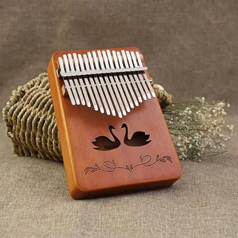 

17 Keys Kalimba Thumb Piano High-Quality Solid wood Finger Piano Mahogany Body Musical Instrument