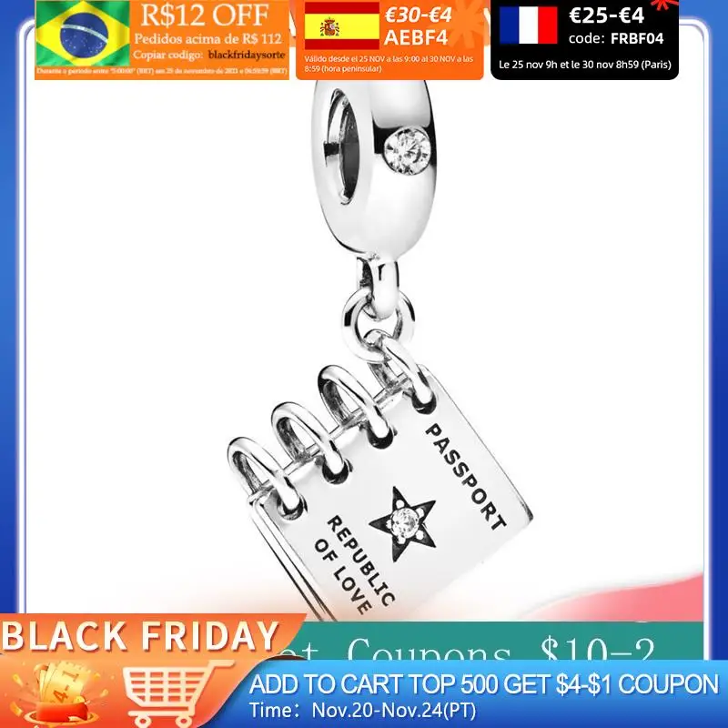 CodeMonkey 2020 Новый Дизайн Дорожный паспорт 100% Настоящее серебро 925 пробы