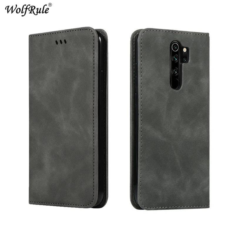 Магнитный поглощающий кожаный флип-чехол для Xiaomi Redmi Note 8 Pro, чехол-кошелек, держатель для карт, чехол-подставка для Redmi Note 8 Pro 6,53"
