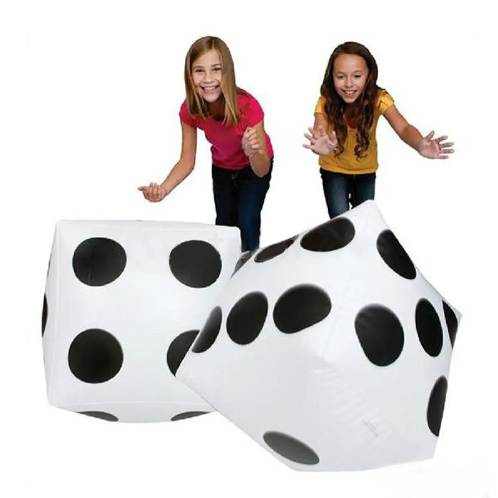 

28cm Dice Educational toys Child toy inflatable Dice Jumbo Large Inflatable Dice Dot Diagonal Giant Toy Party Air @A