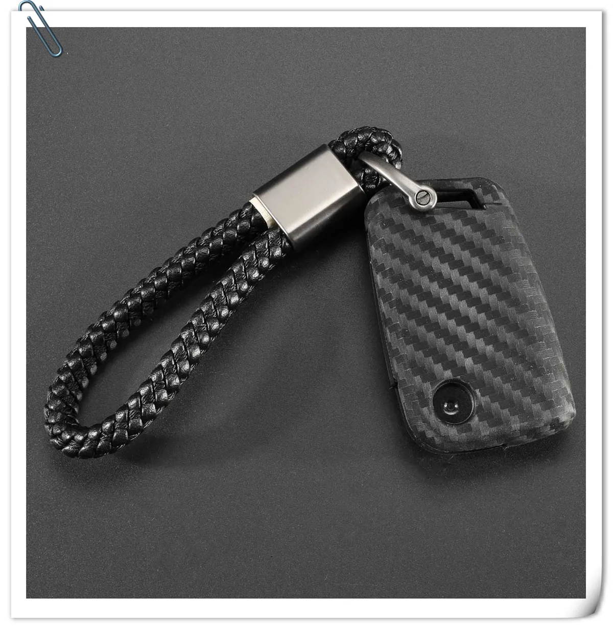 Cover portachiavi in Silicone al carbonio per VW Polo Golf 7 Tiguan Skoda Octavia Karoq SEAT Ateca Leon Ibiza portachiavi portachiavi 2015-2019 11 Cover portachiavi in Silicone al carbonio per VW Polo Golf 7 Tiguan Skoda Octavia Karoq SEAT Ateca Leon Ibiza portachiavi portachiavi 2015-2019 - H5df7f7388af34f79a7b942b18d0a8ba2h