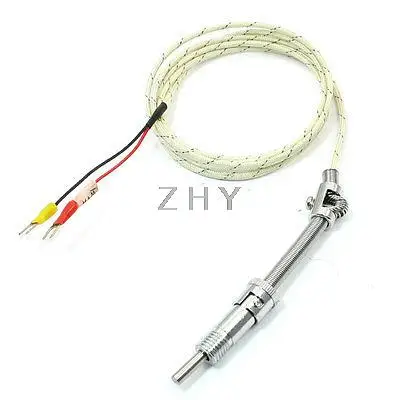 

1.5M 4.9Ft Cable E Type Tension Spring Adjustable Depth Thermocouple Probe