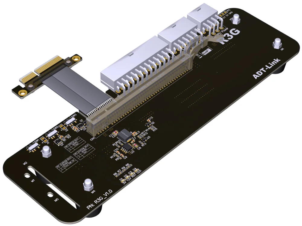 Удлинительный адаптер eGPU PCIe x16 на PCie x4 16x PCI-Express кабели для внешней видеокарты |
