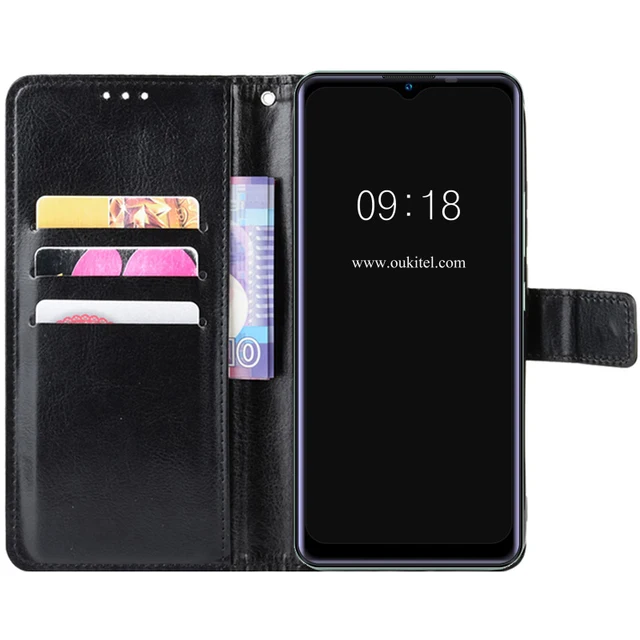 Vintage PU Leather Wallet Flip Case For Oukitel C25 Pro Bookd Stand Case For ÑеÑ