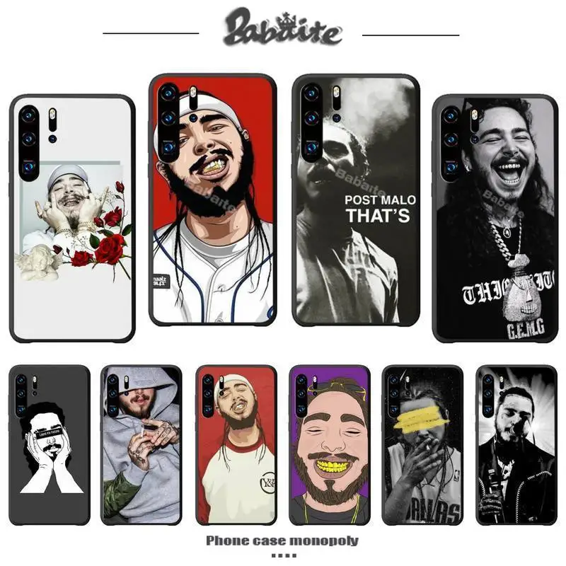 Роскошный чехол Babaite Post Malone для Huawei P20 P30 P40 Lite Pro P Smart Z 2019 | Мобильные телефоны и