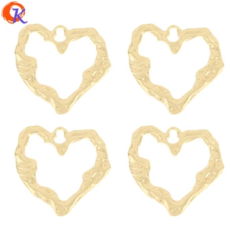 

Cordial Design 100Pcs 27*27MM Heart Charms/Bumpy Design/Jewelry Accessories/DIY Pendant/Hand Made/Earring Findings