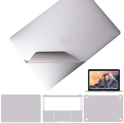 Autocollant de protection 5 en 1 en vinyle pour Apple Macbook Air Pro, 12, 13, 15 pouces, A2159, A2251, haut/bas/Touchpad, peau de Palmguard 