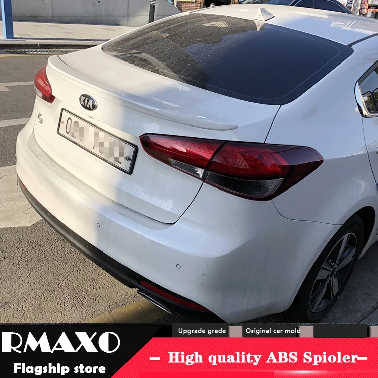 Спойлер для KIA K3 Forte 2011 2015 высококачественный задний спойлер из АБС пластика