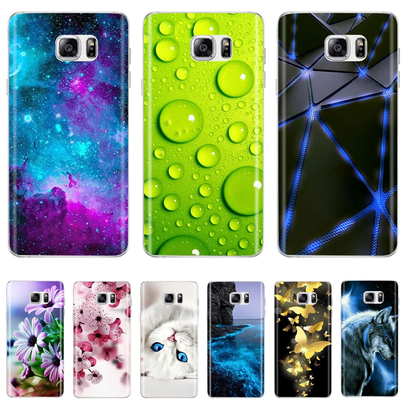 Funda de silicona Samsung Galaxy Note 5, suave de TPU, para Samsung Note 5|Fundas antigolpes para teléfono| - AliExpress