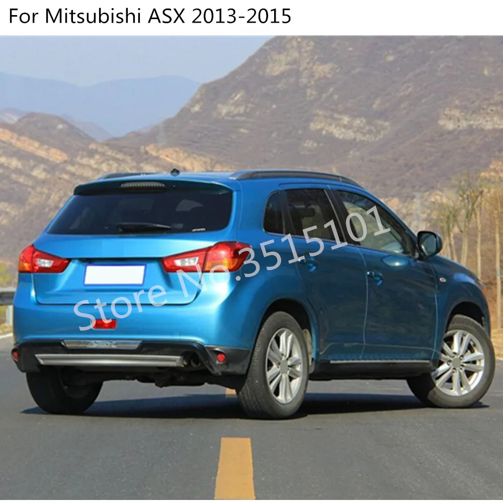 Для Mitsubishi ASX 2013 2014 2015 Стайлинг автомобиля ABS Хром Задняя крышка заднего вида