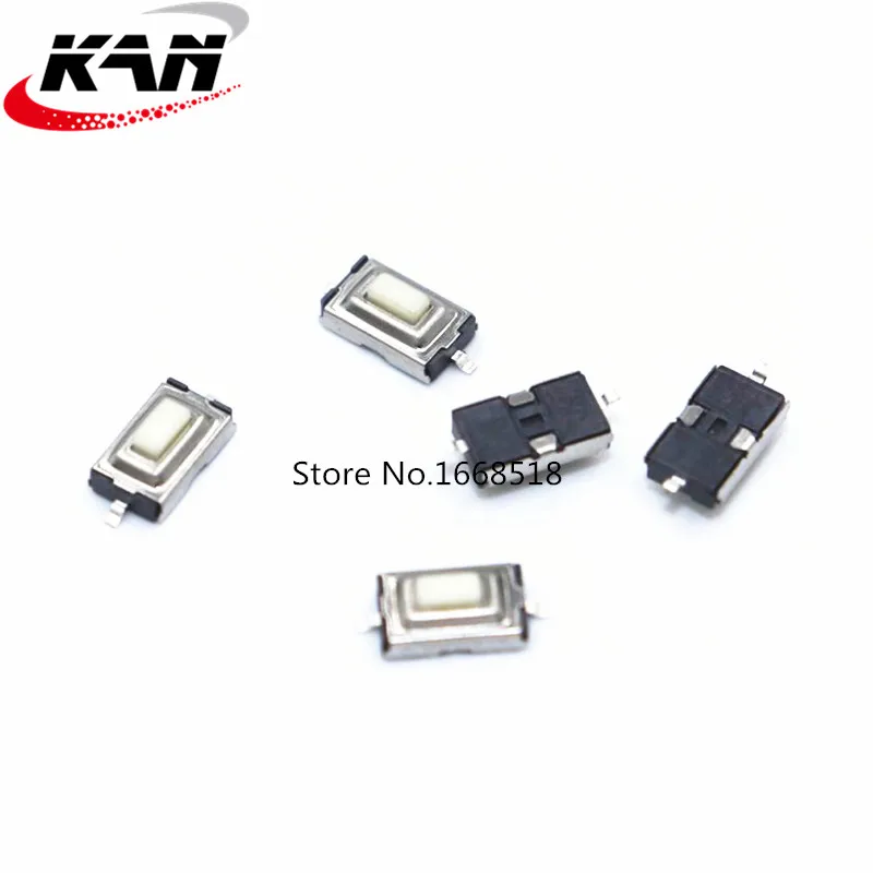 micro interruptor branco do toque 3x6x25mm 3x6x25 smd 1000pcs 01