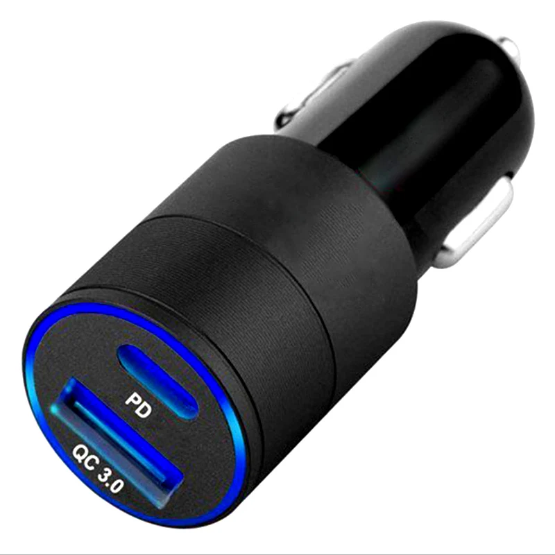 Быстрая, USB Автомобильное зарядное устройство с быстрой зарядкой прикуривателя OE88