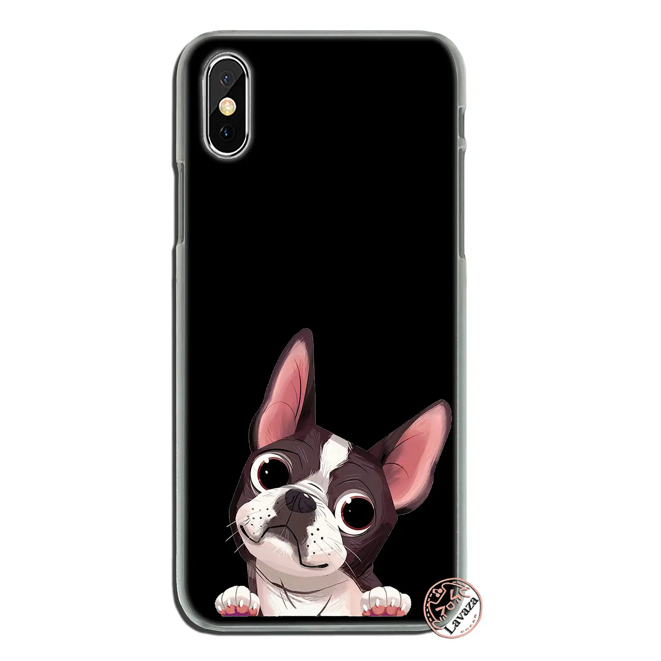 Lavaza Одежда для собак милый жесткий чехол для телефона iPhone XR X 11 Pro XS Max 8 7 6S 5 5S SE 4S 4 10 - Цвет: 10