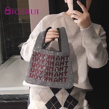 DIGERUI со стразами, дизайнерские сумки для рук от известного бренда, женские сумки с блестками,, шикарные блестящие бриллианты, Дамский клатч, роскошная сумка Pa