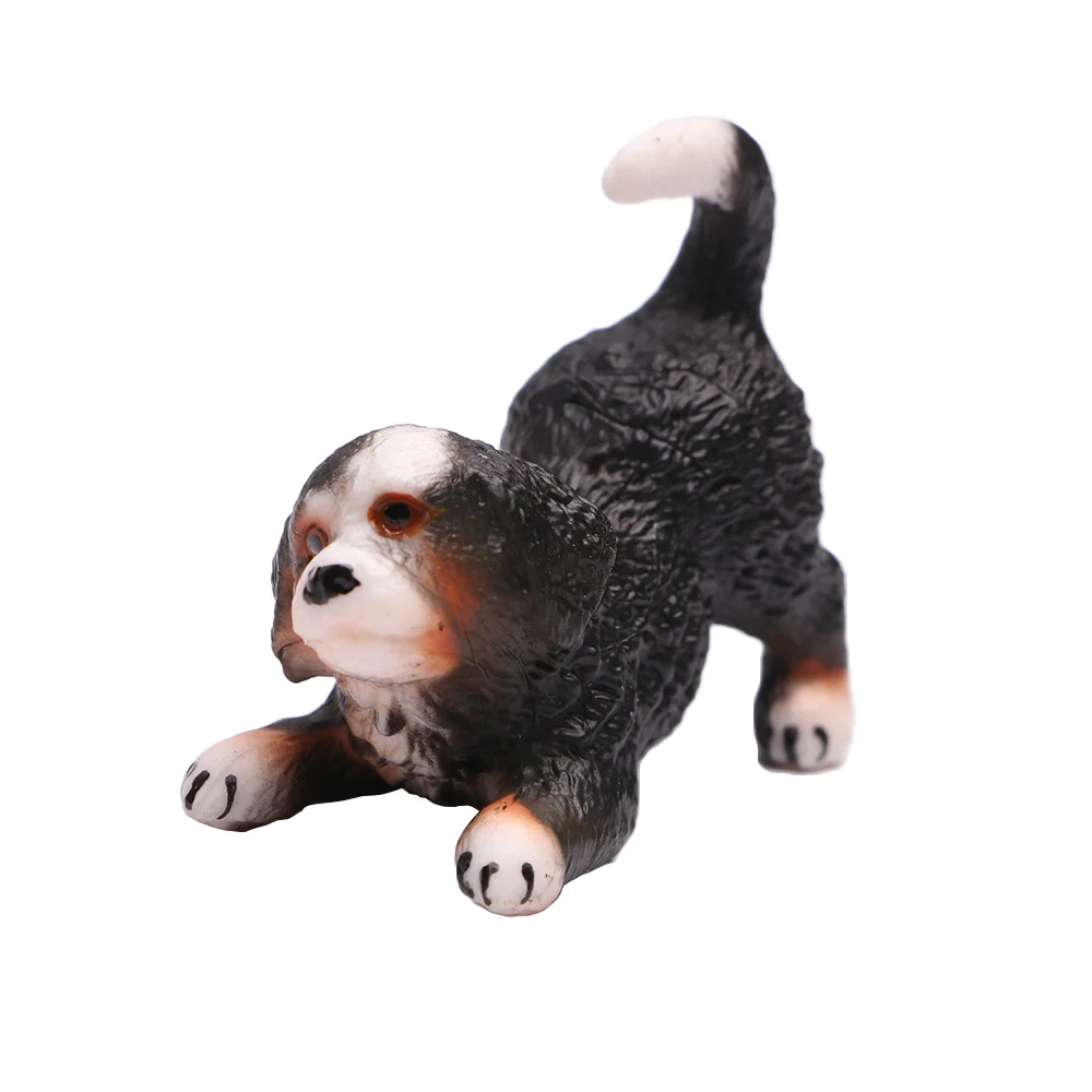 Simulation Mini dog Miniature Figurine Animal Model Toys Children Gift Fairy Garden Decoration Accessories