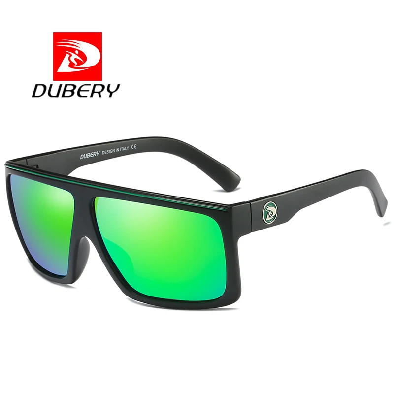 DUBERY Модные мужские Ретро квадратные брендовые зеркальные Oculos UV400 поляризованные солнцезащитные очки мужские s водительские оттенки мужские солнцезащитные очки