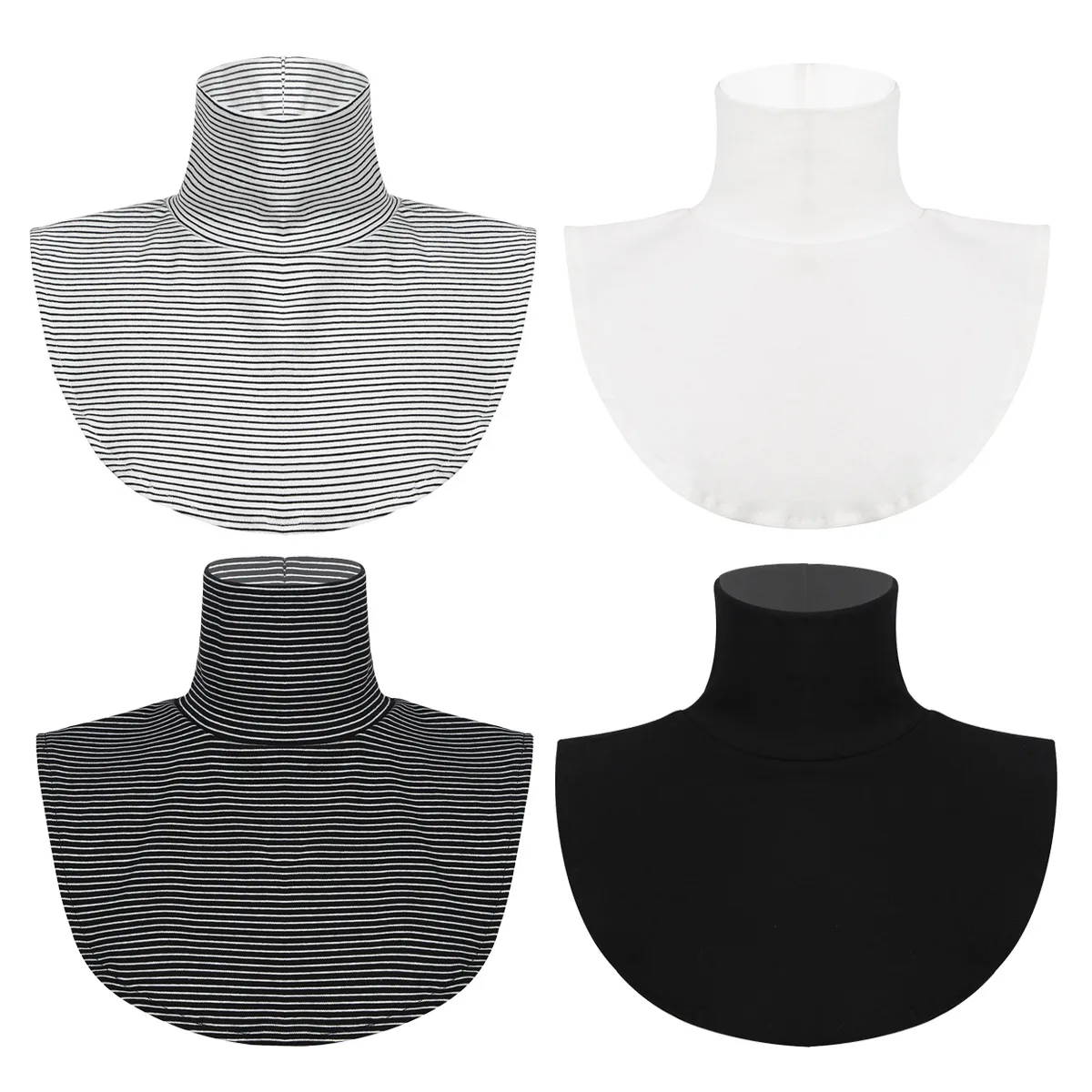 Fake Collar Detachable Turtleneck Neck 