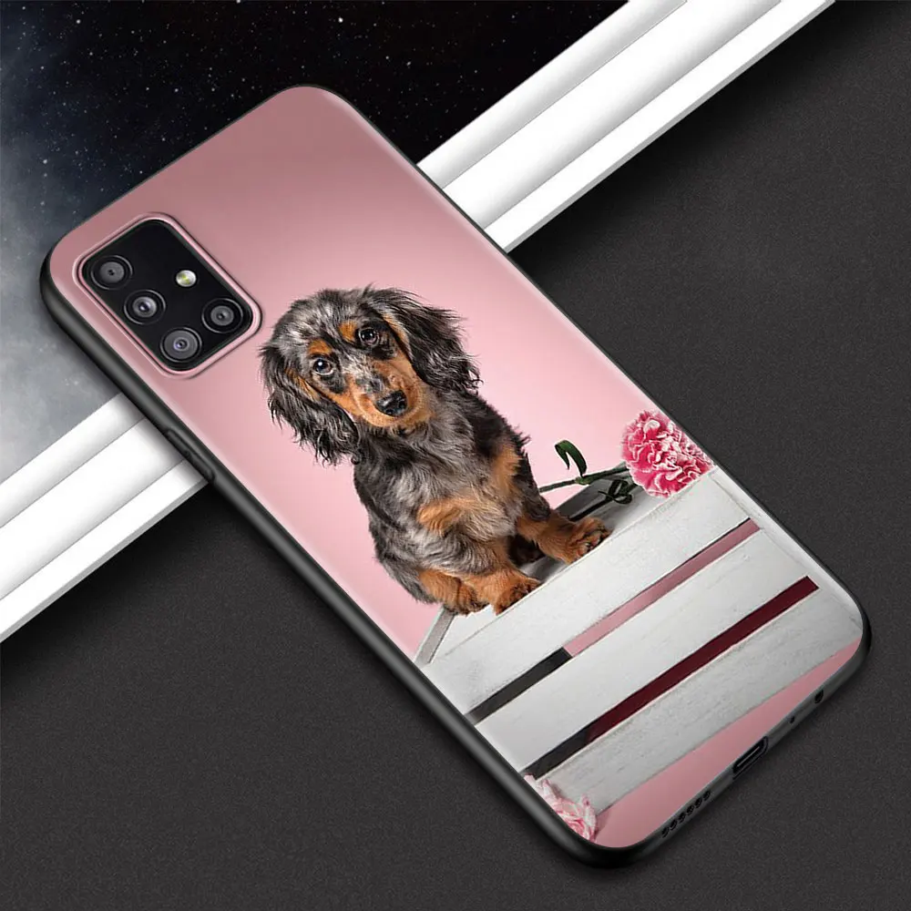 Animal Dachshund Dog Puppy Phone Shell For Samsung Galaxy A51 A71 A21s A12 A31 A41 A32 A02s A11 A72 A52 A42 5G A21 EU Soft Case Animal Dachshund Dog Puppy Phone Shell For Samsung Galaxy A51 A71 A21s A12 A31 A41 A32 A02s A11 A72 A52 A42 5G A21 EU Soft Case