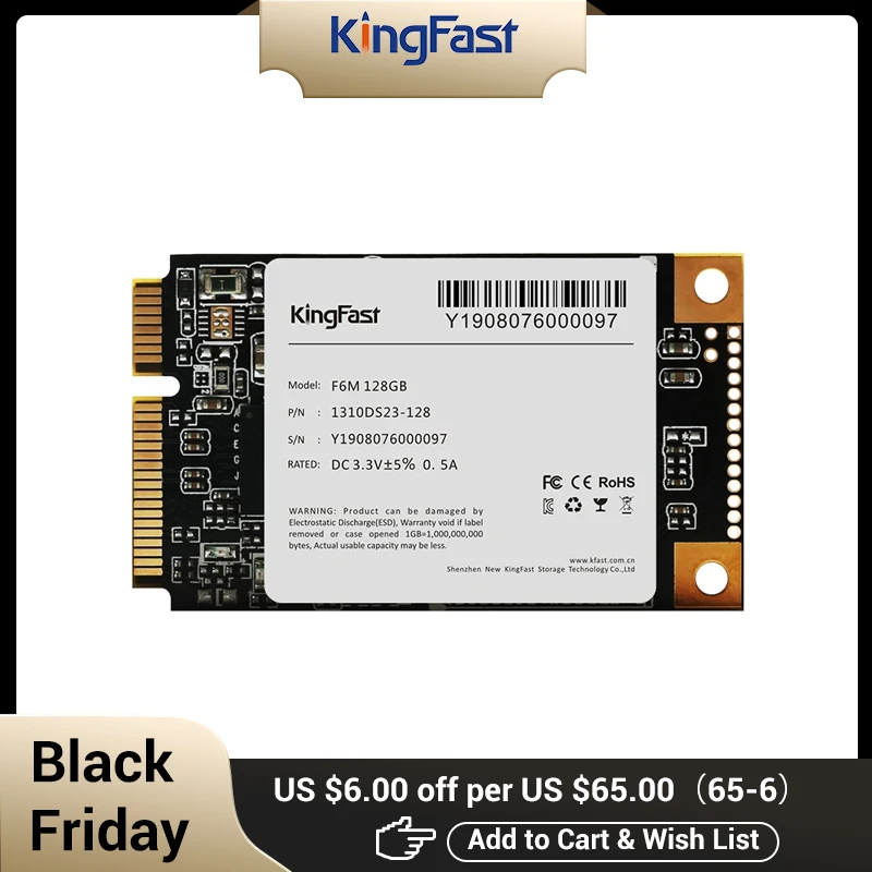 Kingfast mSATA SSD 128gb 256gb 512GB 1TB 2TB 3x5cm mini half size small Internal Solid State hard Drive for laptop and notebook|Internal Solid…