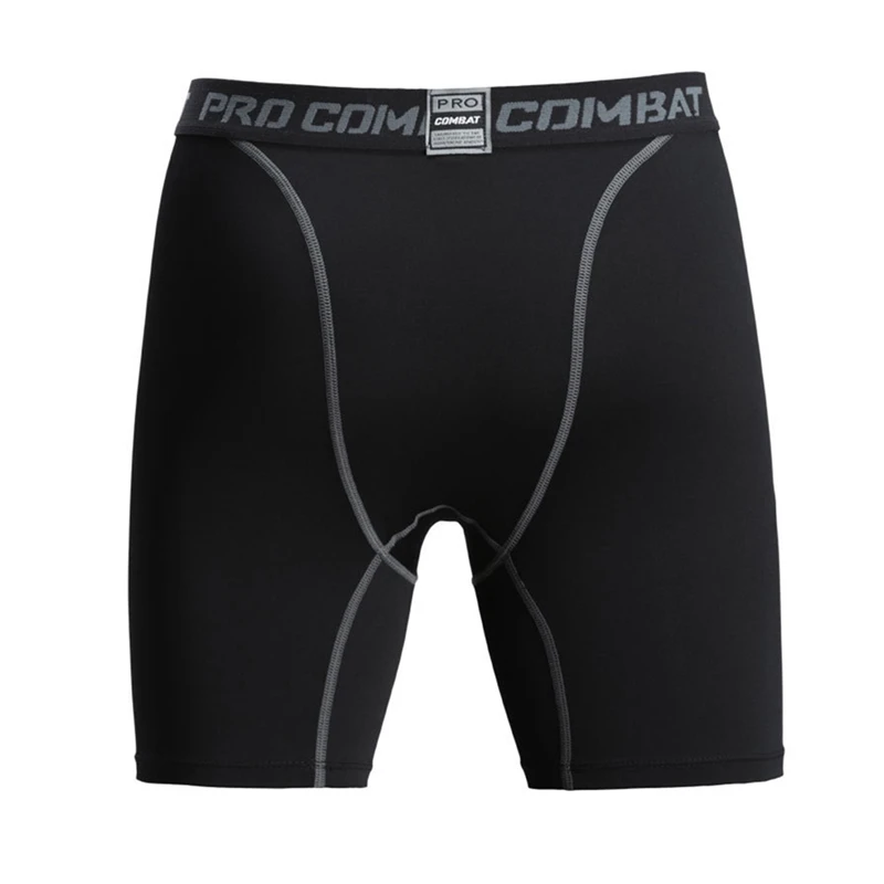 Men Fitness Shorts Waist Compression Slim Short Pants Sports Trousers Gym