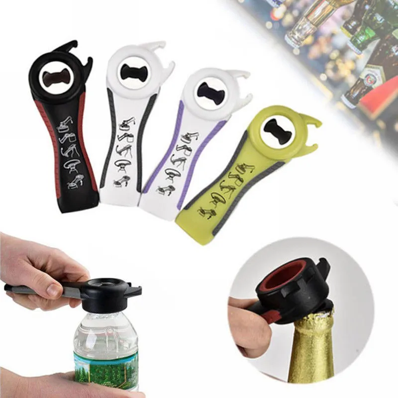 

5 in 1 Hot Dropshipping !!! Multifuctional All In One Opener Bottle Opener Jar Can Kitchen Manual Tool Gadget Multifunction New