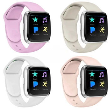 

Smart Watch Strap For Fitbit Versa Band Silicone Replacement Quick Release Wristband Bracelet Band For Fitbit Versa 2