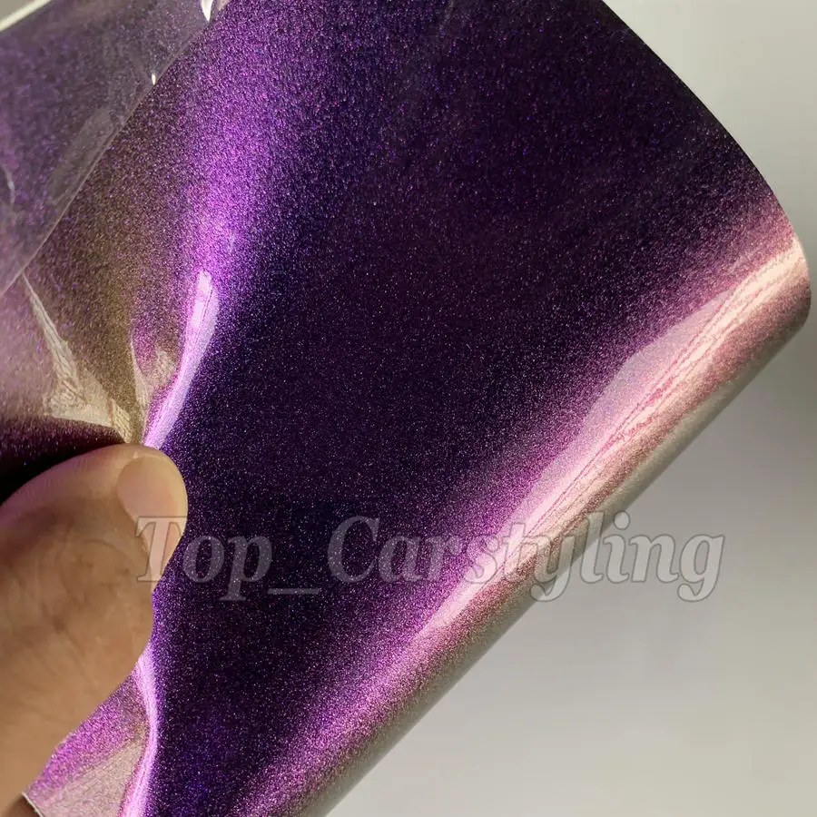 wine red purple gloss chameleon vinyl car wrap film foil shift  (5)
