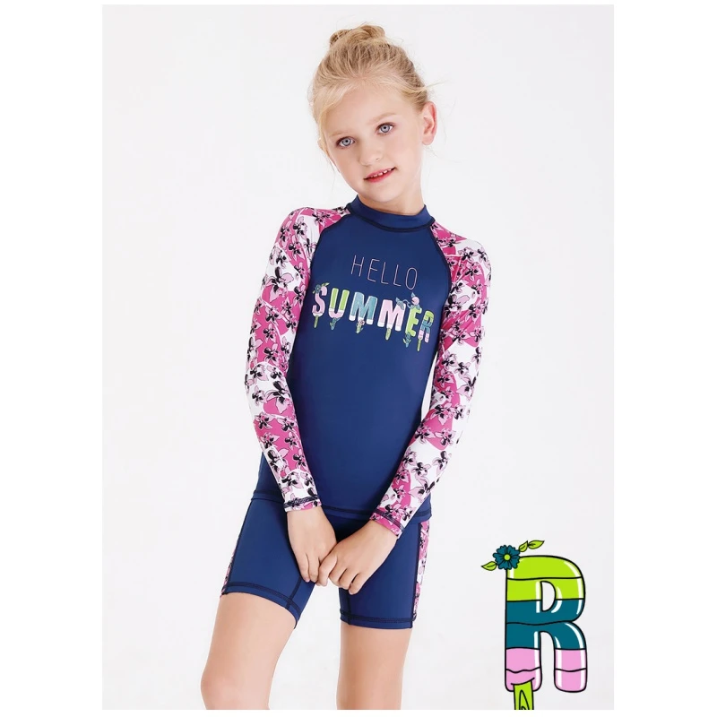 baby girl long sleeve swimwear