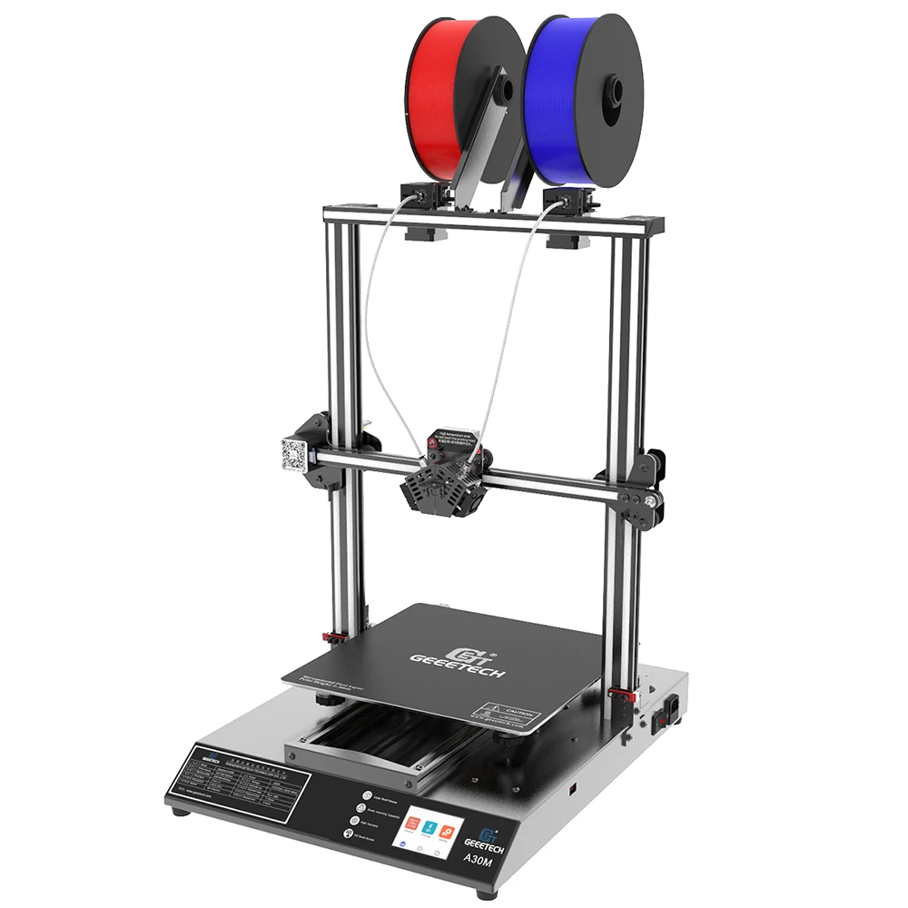 GEEETECH A30M 2 в 1 смешанный 3D принтер 320*320*410 мм площадь 60 мм/сек. защищенный паролем