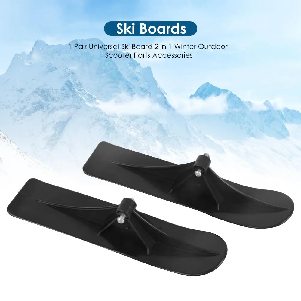 Durable Ski Boards Delicate Design 2x Universal Ski Board 2 in 1 Winter