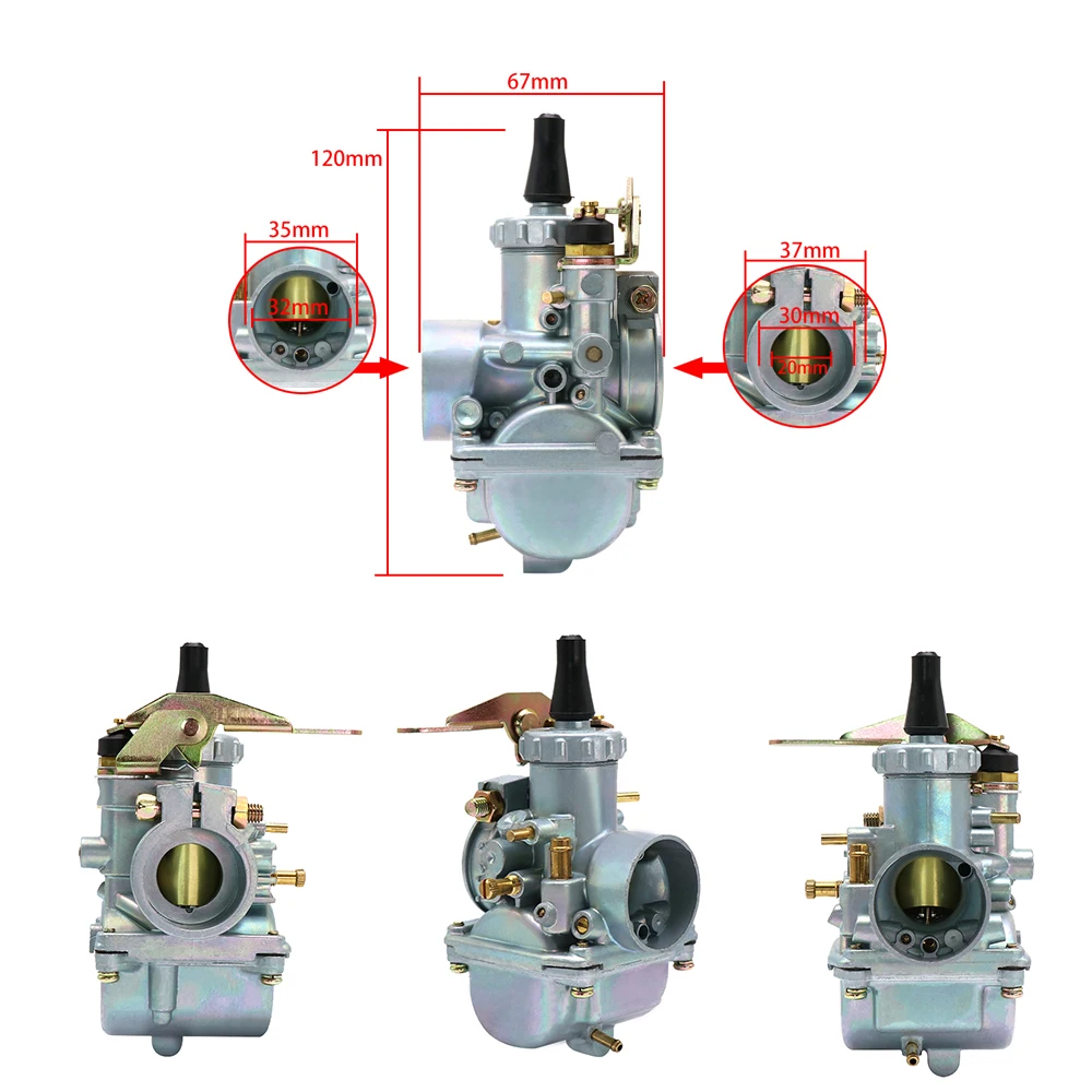 ZSDTRP мотоцикл VM20-273 20 мм Mikuni круглый слайд VM карбюратор для YZR50