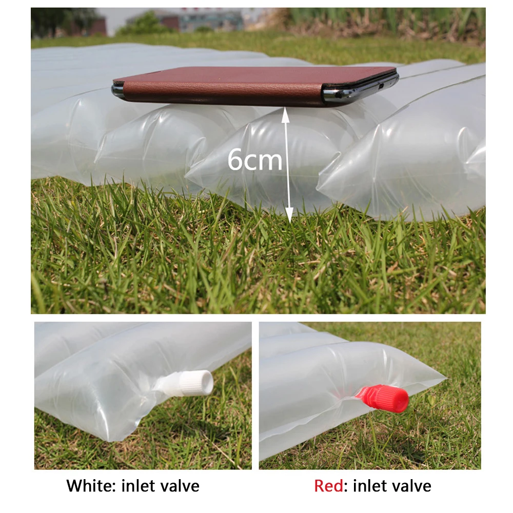 Outdoor Camping Inflatable Sleeping Mat Ultralight Air Mattress Emergency Cushion Water Sports Hiking Mattress Floating Pad