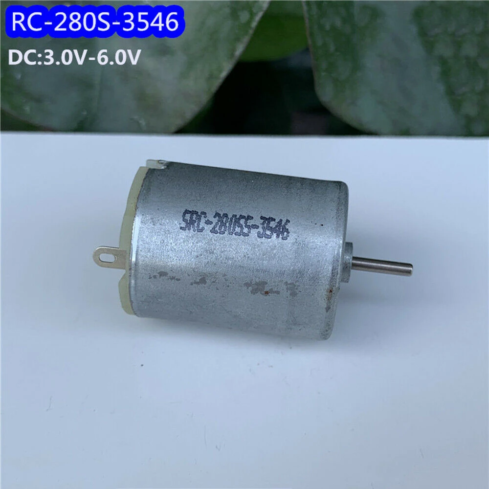 Mini RC 280S 3546 Motor DC 3V 6V 19000RPM High Speed Carbon Brush Micro ...