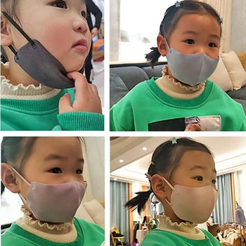 

Spring Kids Children Breathable Mask Baby Breath Sun Protection Anti-dust Soft 3D Adjustable Boy Girl Masks PM2.5