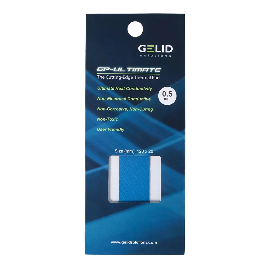 GELID – Coussinet thermique en silicone, pour carte mère CPU/GPU Graphics, dissipation de la chaleur, modèle GP-Ultimate 15W/MK, multi-taille