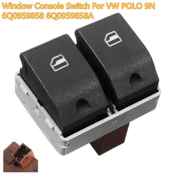 

4PIN Front Electric Power Window Console Switch Control For VW POLO 9N 2001-2009 for Seat Ibiza Cordoba 2002-2009 #6Q0959858A