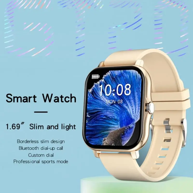 GT20 Smart Watch Zinc Alloy 1.69" Color Screen Full Touch Fitness