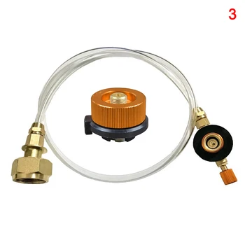 

Outdoor Gas Stove Propane Refill Adapter Flat Cylinder Tank Coupler for Camping TN88