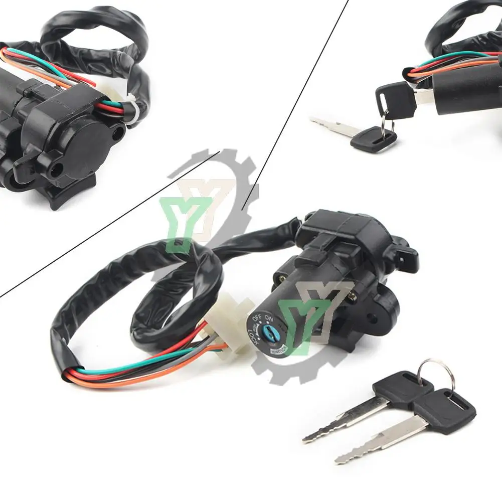 

Motorcycle Ignition Switch Start Lock Contact Key Set For Kawasaki Ninja ZZR400 ZZR600 ZX6R ZX7R ZX-7RR ZXR750 ZX9R ZX-7RR ZX RR