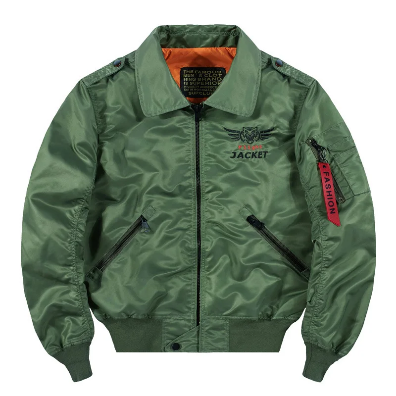 Army Green Модная куртка-бомбер куртки мужские в стиле милитари ветровка Air куртки «Force» мужской уличная мульти-карман борьба куртка Для мужчин Chaqueta Hombre - Цвет: Army Green