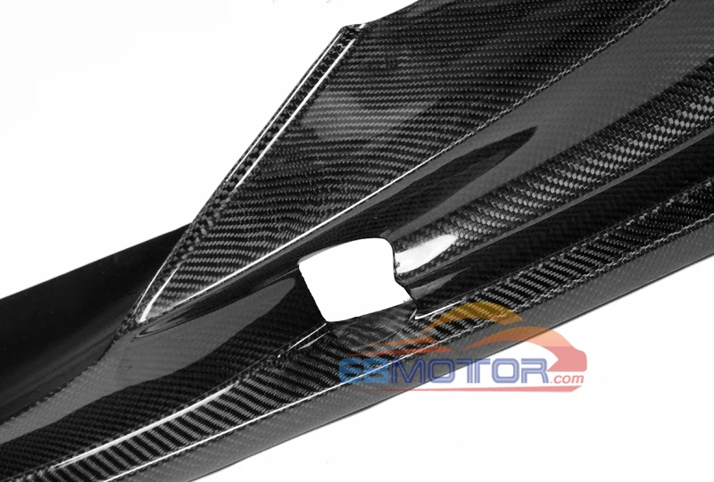 3D Style Real Carbon Fiber Front Lip Spoiler For BMW F10 5-Series M5 model 2012UP