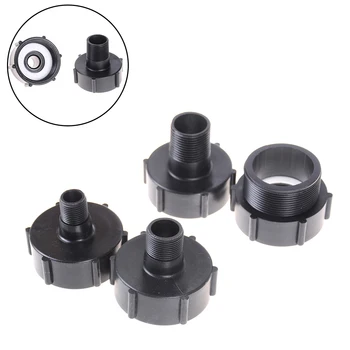 

Black Gallon IBC Tote Tank Drain Adapter Coarse Thread Garden Hose 2" To 1/2" 3/4"