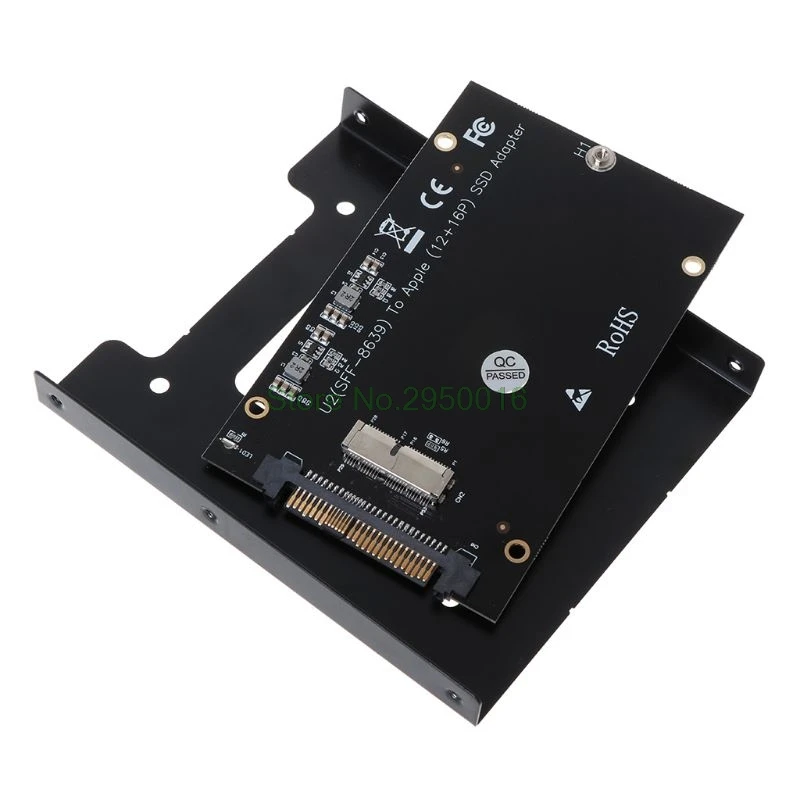 Адаптер SSD M2 PCIe для SFF-8639 U.2 адаптер с 3," SSD кронштейн лоток Caddy для MacBook Air Pro retina 2013 12+ 16 pin