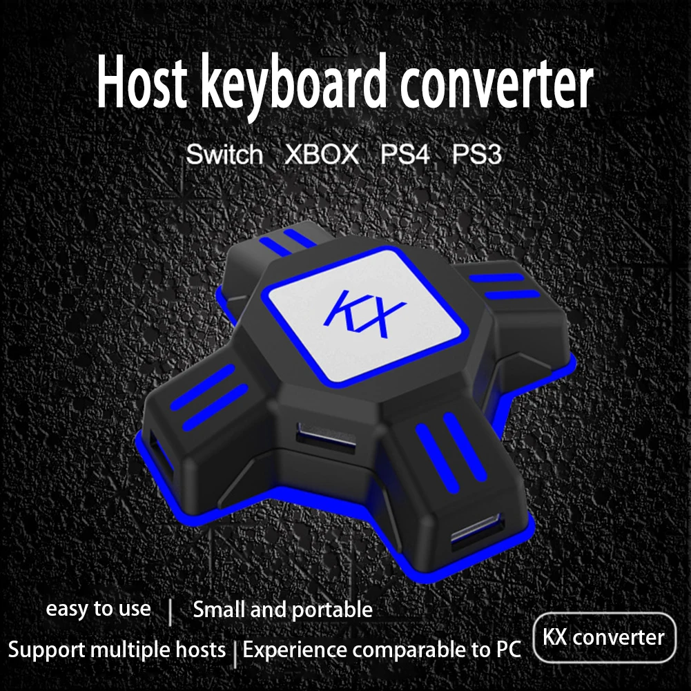 KX USB игровые контроллеры адаптер конвертер видео игровая клавиатура переходник для мыши для переключателя/Xbox/PS4/PS3