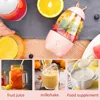 Dropshipping Lovely Rabbit Household Portable USB Rechargeable Juicer Cup Fruit Blender Mixer Portable mini size Fruit Juicer ► Photo 3/6