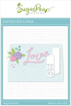 

AliliArts Metal Cutting Dies Envelope Liner diy Scrapbooking Photo Album Decorative Embossing PaperCard Crafts Die 2020